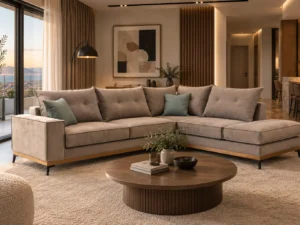 Γωνιακός Καναπές Luxury